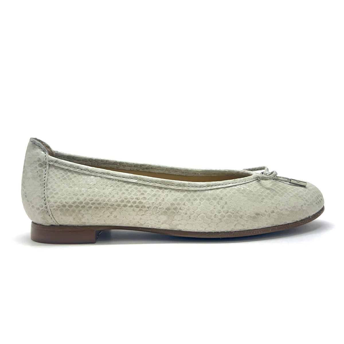 Ballerina Signature con lazo en color Python Gris — Esenciales II de María Conchita Alcalá