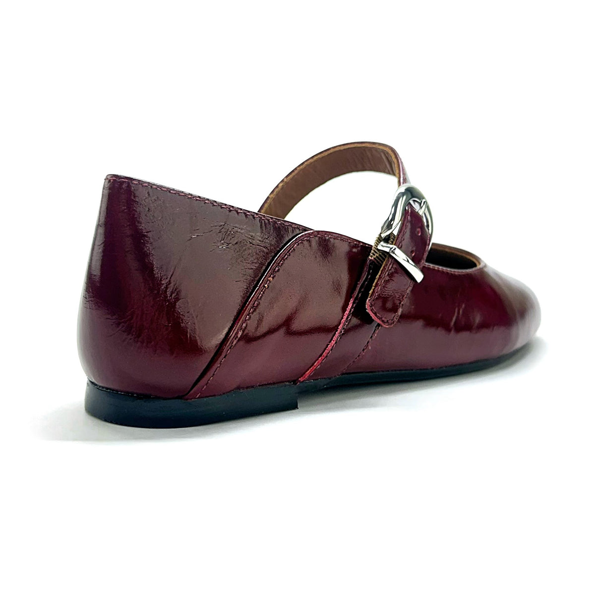 Mary Jane con hebilla en color Bordo — Esenciales II de María Conchita Alcalá