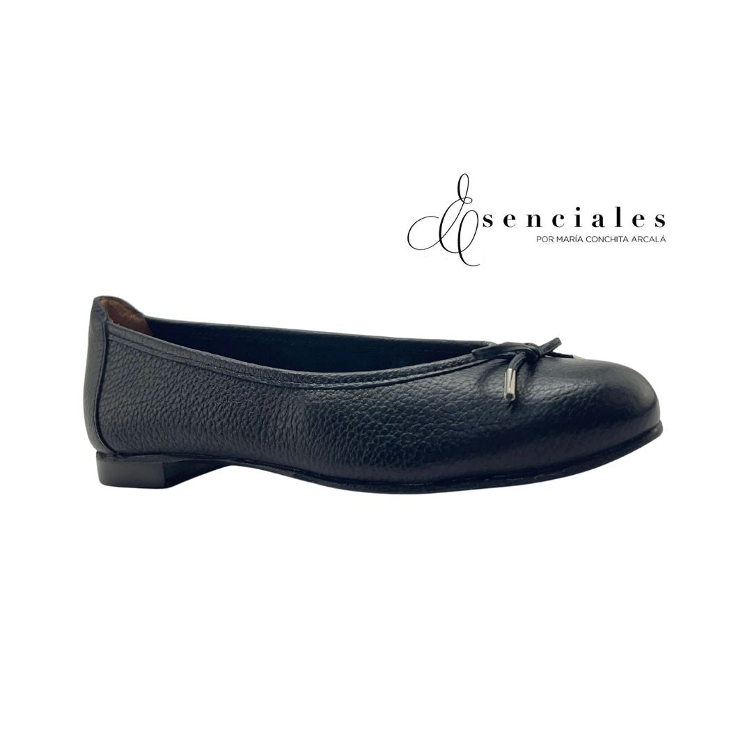Ballerina Signature con lazo en color Natural Preto — Esenciales II de María Conchita Alcalá