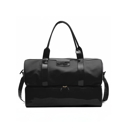 Bolso de mano estilo bowling en color Preto