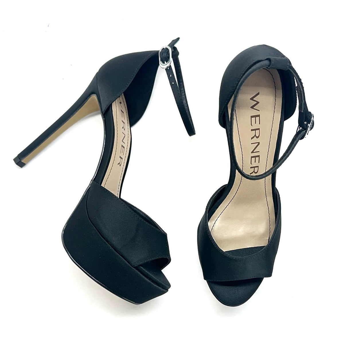 Sandalia de plataforma con tacón aguja