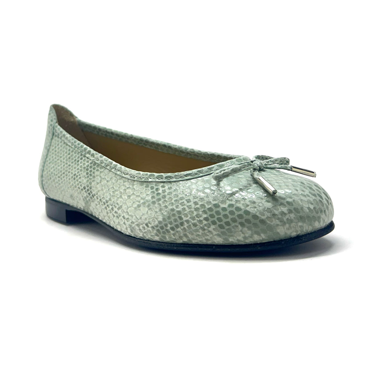 Ballerina Signature con lazo en color Python Aqua — Esenciales II de María Conchita Alcalá