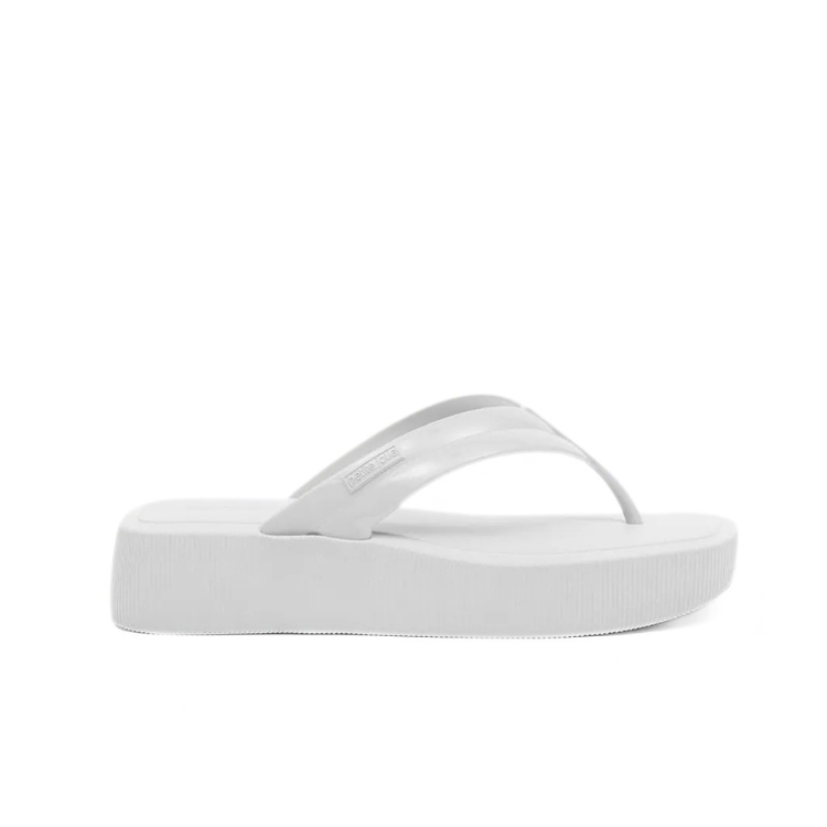 Chancleta de plataforma en color White