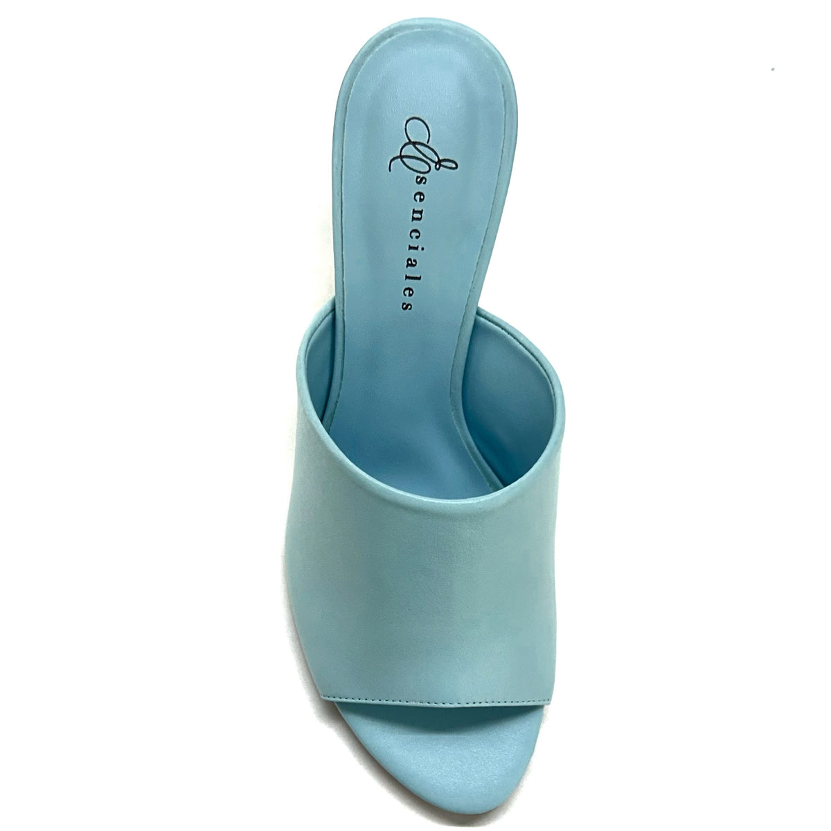 Mule Nova de tacón fino en color Blue Sky — Esenciales II de María Conchita Alcalá